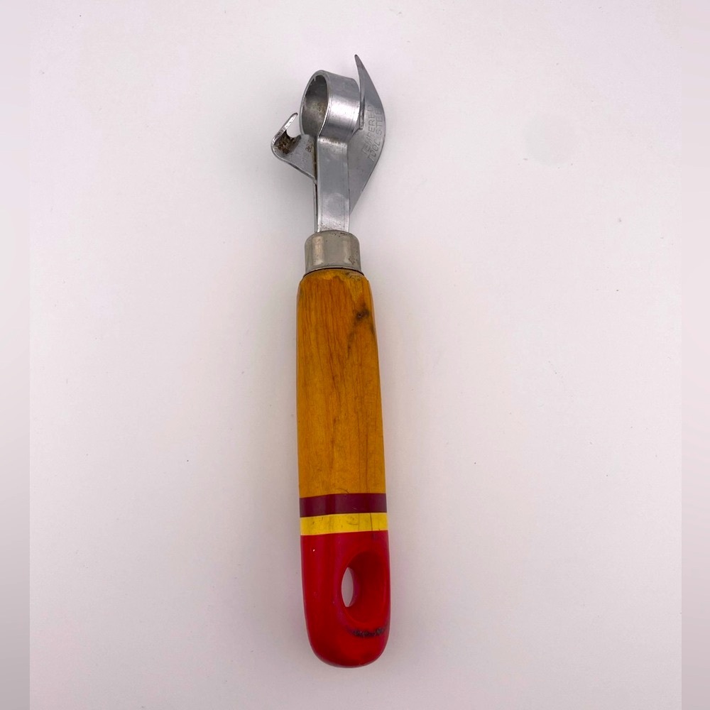 Vintage Wood and Metal Bottle Opener